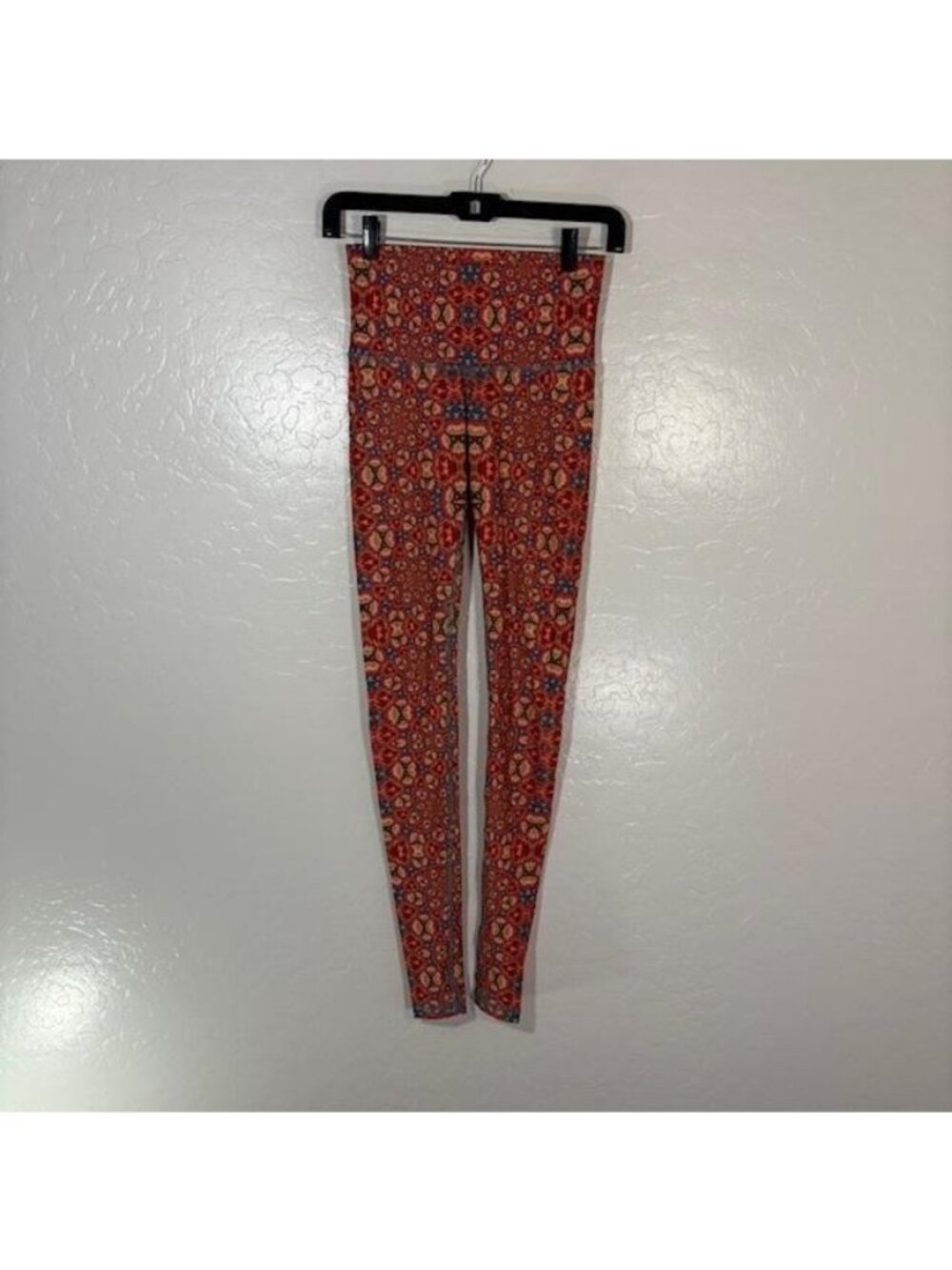 Wolven Threads Leggings Womens XS Multicolor Geometric High Rise Yoga Pants